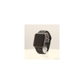 〔中古〕Apple(アップル) Apple Watch Series 3 Nike+ GPS 42mm スペースグレイアルミニウムケース アンスラサイト／ブラックNikeスポーツバンド