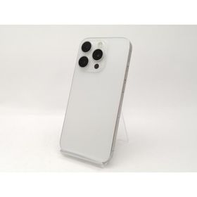 【中古】Apple docomo 【SIMフリー】 iPhone 15 Pro 512GB ホワイトチタニウム MTUJ3J/A【新宿2】保証期間１ヶ月【ランクC】