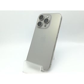 【中古】Apple 国内版 【SIMフリー】 iPhone 15 Pro 512GB ナチュラルチタニウム MTUK3J/A【浜松駅前】保証期間１ヶ月【ランクC】