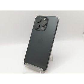 【中古】Apple 国内版 【SIMフリー】 iPhone 15 Pro 512GB ブラックチタニウム MTUH3J/A【戸塚】保証期間１ヶ月【ランクB】