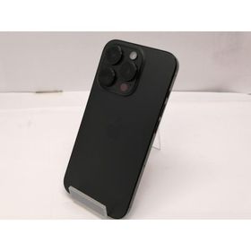 【中古】Apple 国内版 【SIMフリー】 iPhone 15 Pro 512GB ブラックチタニウム MTUH3J/A【静岡】保証期間１ヶ月【ランクB】