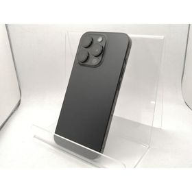 【中古】Apple au 【SIMフリー】 iPhone 15 Pro 512GB ブラックチタニウム MTUH3J/A【新橋】保証期間１ヶ月【ランクB】