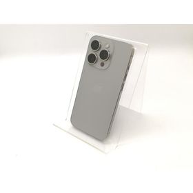 【中古】Apple 国内版 【SIMフリー】 iPhone 15 Pro 512GB ナチュラルチタニウム MTUK3J/A【秋葉4号】保証期間１ヶ月【ランクB】