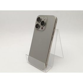 【中古】Apple 国内版 【SIMフリー】 iPhone 15 Pro 1TB ナチュラルチタニウム MTUT3J/A【ECセンター】保証期間１ヶ月【ランクB】