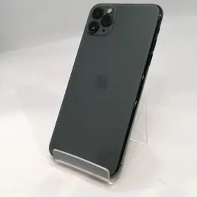 【中古】Apple SoftBank 【SIMロック解除済み】 iPhone 11 Pro Max 256GB ミッドナイトグリーン MWHM2J/A【浜松駅前】保証期間１ヶ月【ラ