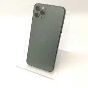 【中古】Apple au 【SIMロック解除済み】 iPhone 11 Pro Max 256GB ミッドナイトグリーン MWHM2J/A【秋葉4号】保証期間１ヶ月【ランクB】