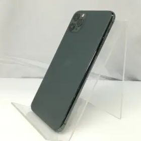 【中古】Apple docomo 【SIMロック解除済み】 iPhone 11 Pro Max 512GB ミッドナイトグリーン MWHR2J/A【札幌】保証期間１ヶ月【ランクB