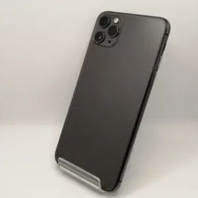 【中古】Apple SoftBank 【SIMロック解除済み】 iPhone 11 Pro Max 256GB スペースグレイ MWHJ2J/A【大須2】保証期間１ヶ月【ランクA】