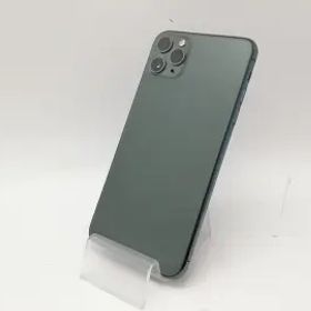 【中古】Apple SoftBank 【SIMロック解除済み】 iPhone 11 Pro Max 256GB ミッドナイトグリーン MWHM2J/A【府中ル・シーニュ】保証期間１