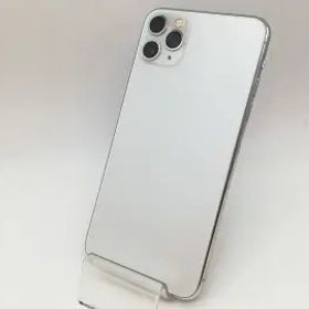 【中古】Apple SoftBank 【SIMロック解除済み】 iPhone 11 Pro Max 256GB シルバー MWHK2J/A【川崎】保証期間１ヶ月【ランクC】