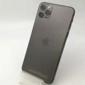 【中古】Apple au 【SIMロック解除済み】 iPhone 11 Pro Max 256GB スペースグレイ MWHJ2J/A【大阪堂島】保証期間１ヶ月【ランクC】