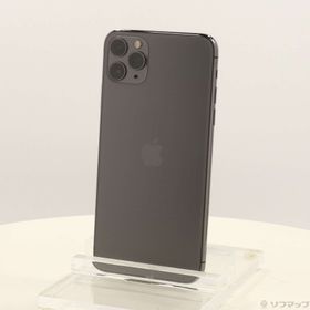 (中古)Apple iPhone11 Pro Max 256GB スペースグレイ MWHJ2J/A SoftBank(262-ud)