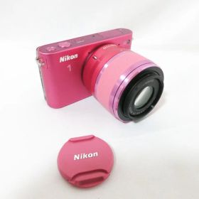 Nikon 1 J2 ミラーレス1眼レフ ニコン レンズ付 ピンク