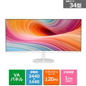 MSI（エムエスアイ） 34型液晶モニター PRO MP341CQW E12 PRO-MP341CQW-E12