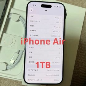 Apple iPhone Air スペースブラック 1TB SIMフリー
