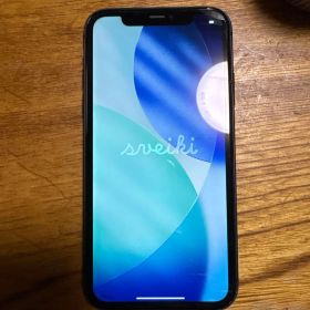 iPhone 11 ブラック 64GB 動作品 傷あり データ消去済み