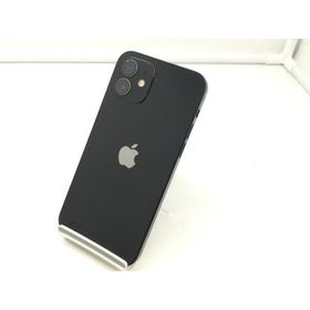 【中古】Apple docomo 【SIMロック解除済み】 iPhone 12 64GB ブラック MGHN3J/A【札幌】保証期間１週間【ランクC】