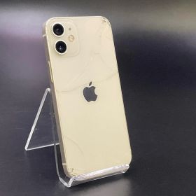 【最速発送】 iPhone 12 mini 256GB ホワイト SIMフリー【難有】 83%