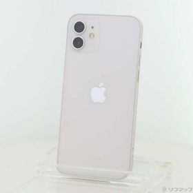 〔中古〕Apple(アップル) iPhone12 64GB ホワイト MGHP3J／A SIMフリー〔348-ud〕