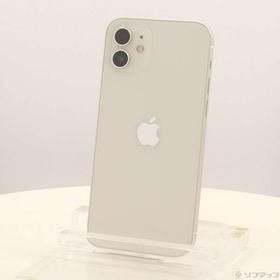 〔中古〕Apple(アップル) iPhone12 64GB ホワイト MGHP3J／A SIMフリー〔198-ud〕