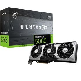 MSI GeForce RTX 5080 16G VENTUS 3X OC ブラック グラフィックボード