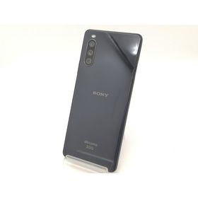 【中古】SONY docomo 【SIMロック解除済み】 Xperia 10 III ブラック 6GB 128GB SO-52B【アリオ倉敷】保証期間１ヶ月【ランクC】