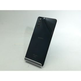 【中古】SONY docomo 【SIMロックあり】 Xperia 10 III ブラック 6GB 128GB SO-52B【広島】保証期間１ヶ月【ランクC】