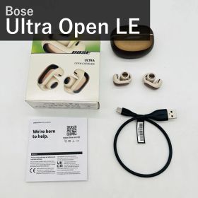 Bose ボーズ Ultra Open Earbuds LE 881046-0400 ドリフトウッドサンド オープンイヤー 完全ワイヤレスイヤホン 空間オーディオ Bluetooth IPX4防滴 最大7.5時間再生 マイク付 国内正規品