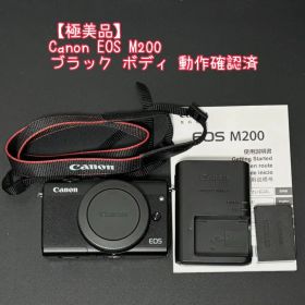 【極美品】Canon EOS M200 ブラック ボディ 動作確認済