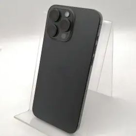 【中古】Apple SoftBank 【SIMフリー】 iPhone 15 Pro Max 256GB ブラックチタニウム MU6P3J/A【静岡】保証期間１ヶ月【ランクA】