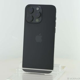 (中古)Apple iPhone15 Pro Max 256GB ブラックチタニウム MU6P3J/A SIMフリー(198-ud)