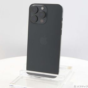 (中古)Apple iPhone15 Pro Max 256GB ブラックチタニウム MU6P3J/A SIMフリー(297-ud)