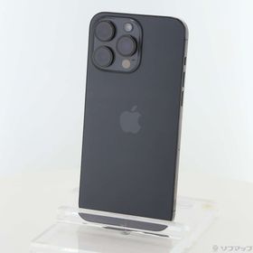 (中古)Apple iPhone15 Pro Max 256GB ブラックチタニウム MU6P3J/A SIMフリー(251-ud)