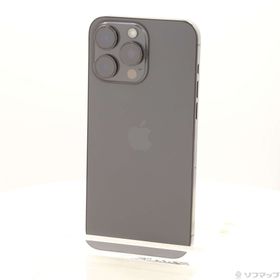 (中古)Apple iPhone15 Pro Max 256GB ブラックチタニウム MU6P3J/A SIMフリー(198-ud)
