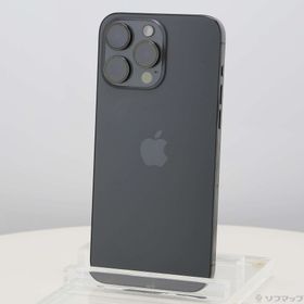 (中古)Apple iPhone15 Pro Max 256GB ブラックチタニウム MU6P3J/A SIMフリー(269-ud)