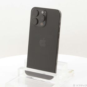 (中古)Apple iPhone15 Pro Max 256GB ブラックチタニウム MU6P3J/A SIMフリー(269-ud)