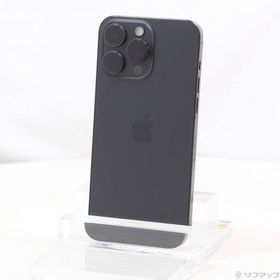 (中古)Apple iPhone15 Pro Max 256GB ブラックチタニウム MU6P3J/A SIMフリー(251-ud)