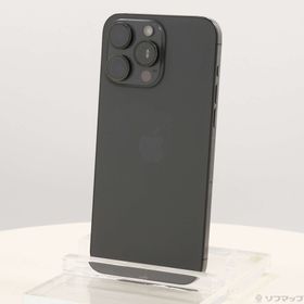 (中古)Apple iPhone15 Pro Max 256GB ブラックチタニウム MU6P3J/A SIMフリー(377-ud)