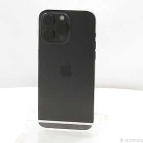 (中古)Apple iPhone15 Pro Max 256GB ブラックチタニウム MU6P3J/A SIMフリー(295-ud)