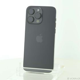 (中古)Apple iPhone15 Pro Max 256GB ブラックチタニウム MU6P3J/A SIMフリー(371-ud)