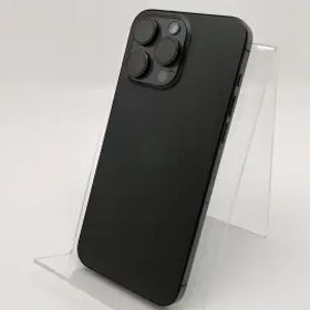 【中古】Apple au 【SIMフリー】 iPhone 15 Pro Max 256GB ブラックチタニウム MU6P3J/A【ECセンター】保証期間１ヶ月【ランクB】