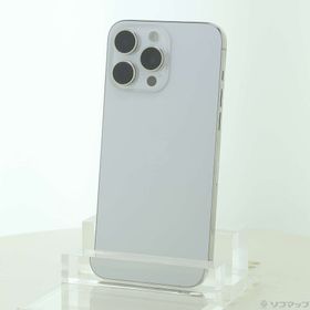 (中古)Apple iPhone15 Pro Max 256GB ホワイトチタニウム MU6Q3J/A SIMフリー(262-ud)