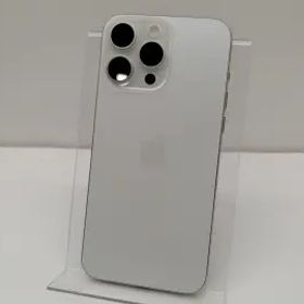 【中古】Apple 国内版 【SIMフリー】 iPhone 15 Pro Max 256GB ホワイトチタニウム MU6Q3J/A【仙台イービーンズ】保証期間１ヶ月【ランク