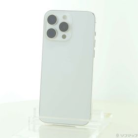 (中古)Apple iPhone15 Pro Max 256GB ホワイトチタニウム MU6Q3J/A SIMフリー(305-ud)