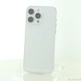 (中古)Apple iPhone15 Pro Max 256GB ホワイトチタニウム MU6Q3J/A SIMフリー(305-ud)