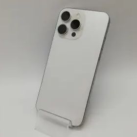 【中古】Apple 国内版 【SIMフリー】 iPhone 15 Pro Max 256GB ホワイトチタニウム MU6Q3J/A【府中ル・シーニュ】保証期間１ヶ月【ランク