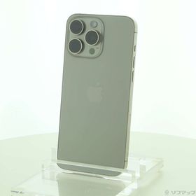 (中古)Apple iPhone15 Pro Max 256GB ナチュラルチタニウム MU6R3J/A SIMフリー(377-ud)
