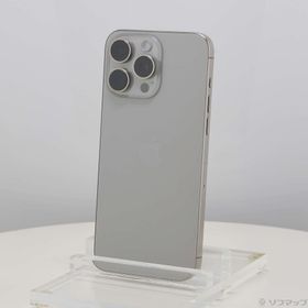 (中古)Apple iPhone15 Pro Max 256GB ナチュラルチタニウム MU6R3J/A SIMフリー(269-ud)