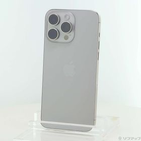 (中古)Apple iPhone15 Pro Max 256GB ナチュラルチタニウム MU6R3J/A SIMフリー(377-ud)