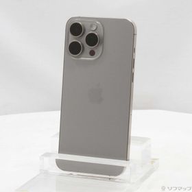(中古)Apple iPhone15 Pro Max 256GB ナチュラルチタニウム MU6R3J/A SIMフリー(258-ud)